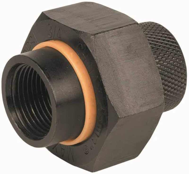 Gas line current stopper - black iron dielectric union for gas furnaces, water heaters, stoves, etc