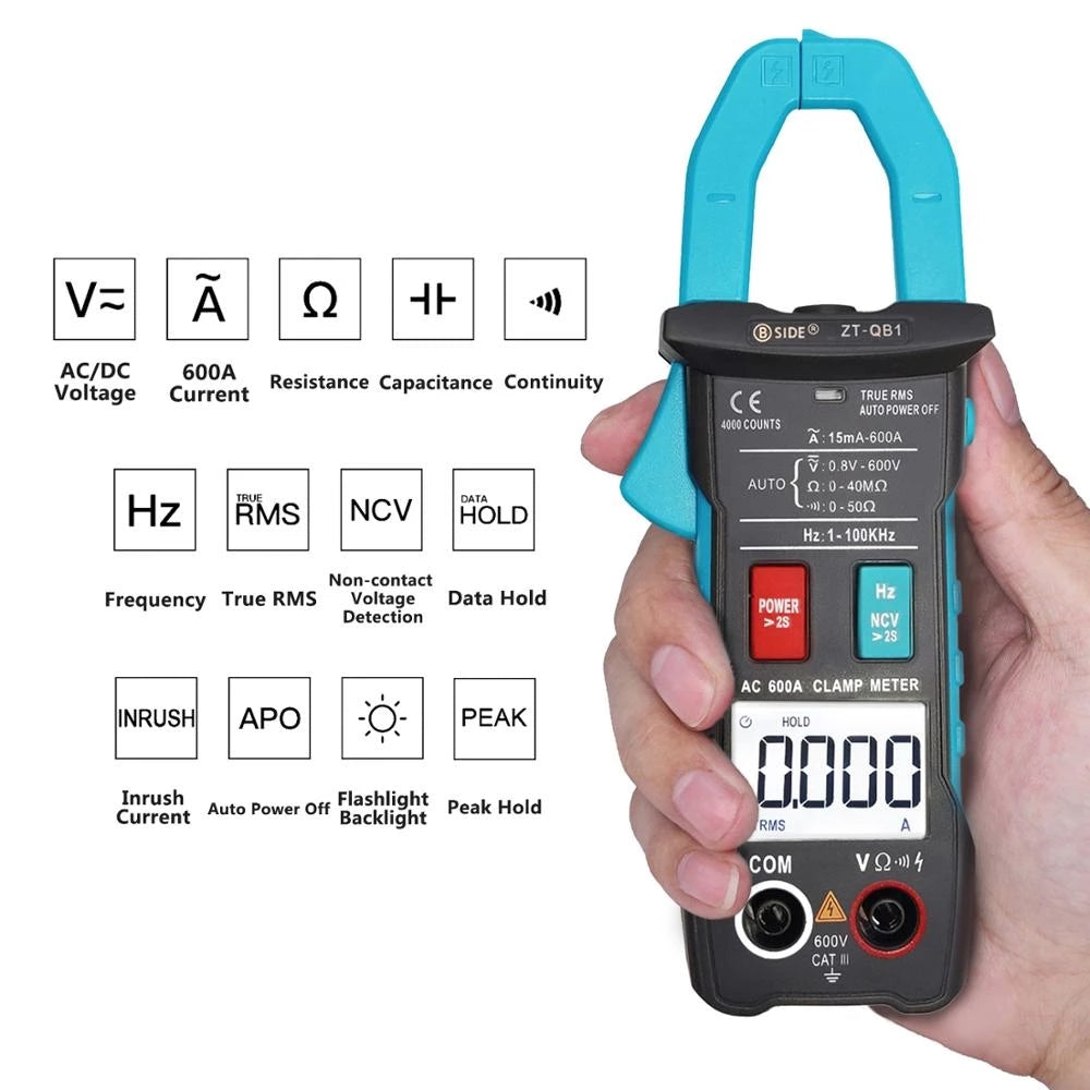 Digital Clamp MultiMeter - Measure net current and ground loops