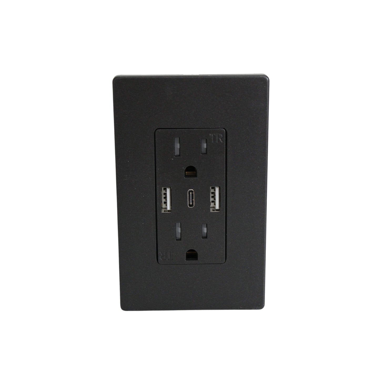 SafeCharge USB Outlet - Power Outlet with Grounded USB Charging Ports