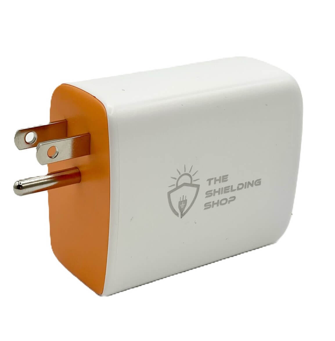 The SafeCharger™ by The Shielding Shop - Actual 3-Prong Grounded Charger for Phones and Other Devices