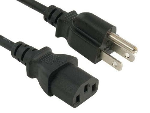Shielded Power Cable Cord C13 Multipurpose Device Cord - 18 AWG